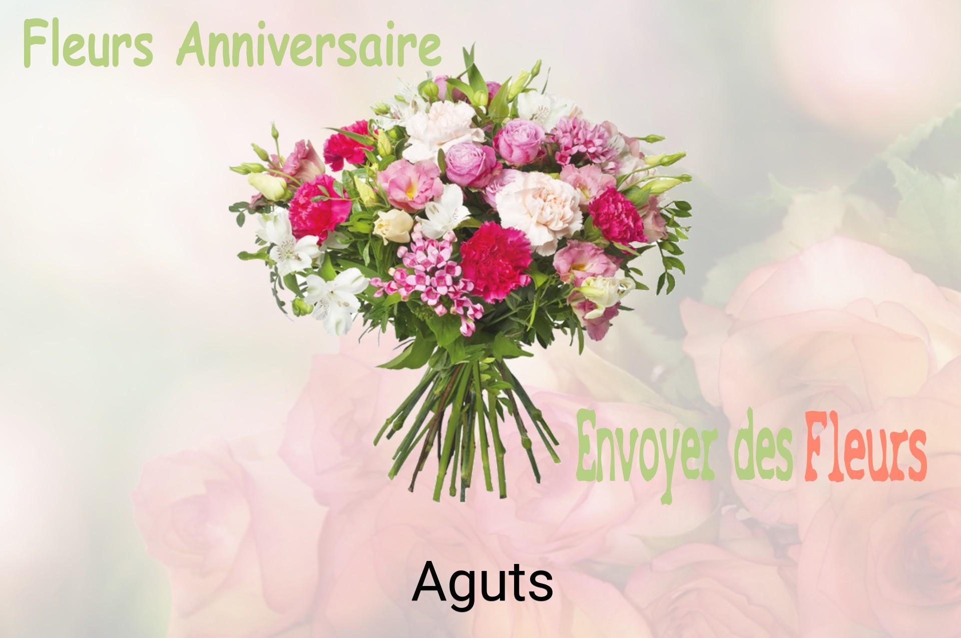 Bouquet de fleurs d’anniversaire livré à Aguts